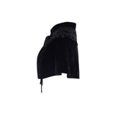 Déguisement Châle Victorien Cape Courte en Dentelle Noire pour Femme