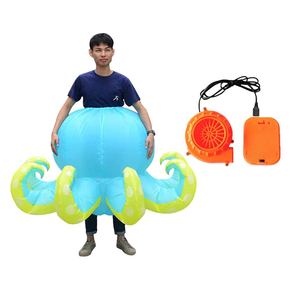 Déguisement Gonflable Alien Arry People Vert – Costume Adulte Halloween Ou Carnaval – Fun Et Imposant