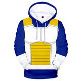 Déguisement Dragon Ball Vegeta Bejīta Yonsei Sweat-Shirt à Capuche Cosutme