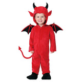 Déguisement Enfant Chauve-souris Diable Combinaison Costume d'Halloween