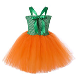 Déguisement Enfant Citrouille Pumpkin TuTu Robe Costume d'Halloween 