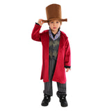 Déguisement Enfant Film Wonka(2023) Willy Wonka Costume pour Halloween