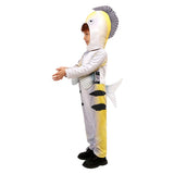 Déguisement Enfant Flétan Combinaison Costume pour Halloween