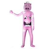 Déguisement Enfant Jeux d'Horreur Cochon Rose Combinaison Costume