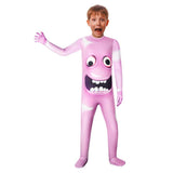 Déguisement Enfant Jeux d'Horreur Cochon Rose Combinaison Costume