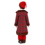 Déguisement Enfant Père Noël Veste Ecossaise à Carreaux Costume