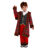 Déguisement Enfant Père Noël Veste Ecossaise à Carreaux Costume