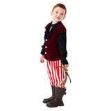 Déguisement Enfant Pirate Tenue Costume Médiéval pour Halloween