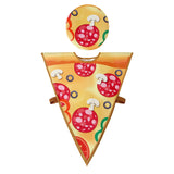 Déguisement Enfant Pizza Costume+Chapeau pour Halloween