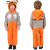 Déguisement Enfant Renard Pyjama Costume pour Halloween