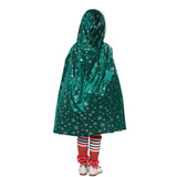 Déguisement Enfant Robe de Sapin de Noël+Cape+Chaussettes Costume d'Noël