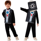 Déguisement Enfant Skibidi Toilet Speaker Man Costume d'Halloween