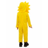 Déguisement Enfant Soleil Jaune Combinasion Costume Cadeau de Noël