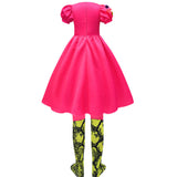 Déguisement Enfant Weird Barbie Robe+Pantalon Costume d'Halloween 