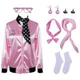 Déguisement Femme 1950s Grease: Rise of the Pink Ladies Veste Costume+Accessoires 7 Pièces
