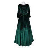 Déguisement Femme Gothique Robe Verte Médiévale Costume d'Halloween