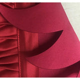 Déguisement Femme Vintage Robe Rouge de Sorcière Médiévale Costume