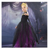 Déguisement Fille Ursula TuTu Robe Violette Costume d'Halloween Carnaval 