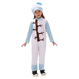 Déguisement Frozen Olaf Enfant Combinaison Bonhomme de Neige Costume