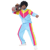 Déguisement Homme 1980s Disco Costume Rétro de Sport Halloween