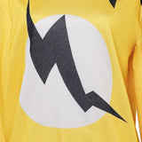 Déguisement Palworld Grizzbolt Sweat-Shirt à Capuche Jaune Imprimé Costume Design Original