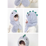 Echarpe Dinosaure Hiver Chapeau Epais pour Enfants Accessories