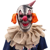 Masque d'Epouvantail Coiffure de Clown d'Halloween Effrayant
